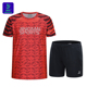 速干T恤情侣队服乒乓球服羽毛球服 短袖 2026竞迈新款 排球服男套装