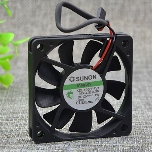 SUNON建准 KDE1206PFV1 6010 12V 1.4W 6CM超薄静音风扇 CPU风扇