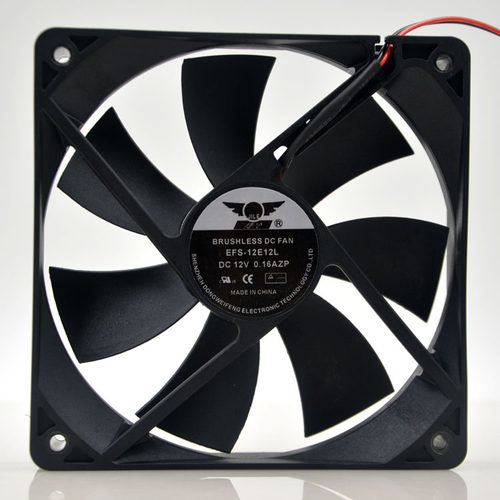 原装 捷冷 EFS-12E12L 12V 0.16A 12CM 12025 2线 电源散热风扇