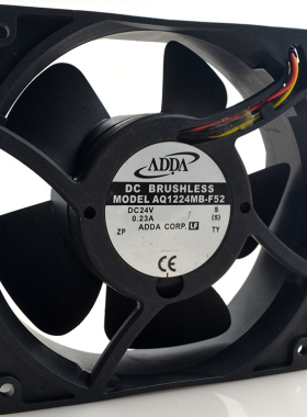 原装 ADDA AQ1224MB-F52 12038 24V 0.23A 12CM 全防水风机 风扇