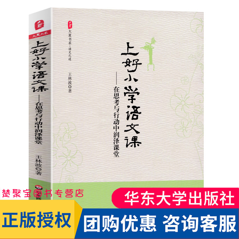 上好小学语文课 在思考与行动中润泽课堂 大夏书系 王林波 教育教学经历课堂实录 中小学语文教师用书 教育类理论书籍华东师范出版