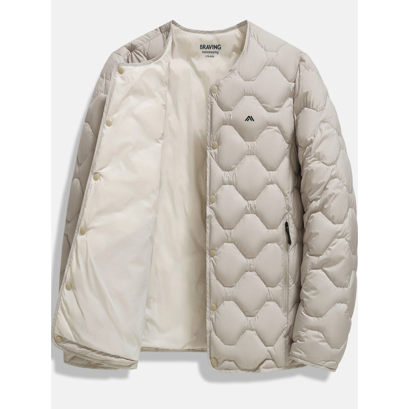 青少年秋冬季轻薄羽绒服男