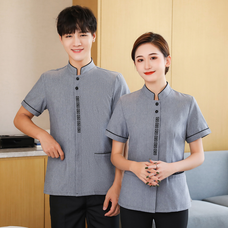 保洁工作服女夏装小区物业商场酒店客房宾馆楼层清洁阿姨PA制服