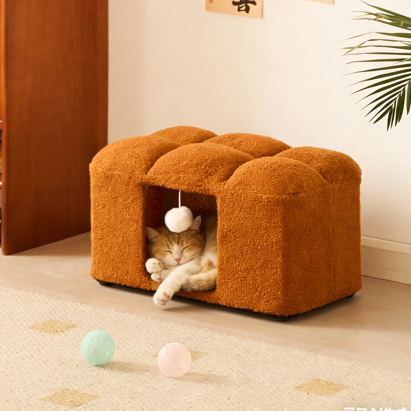 猫窝两用凳子家用坐凳毛绒猫屋宠物窝小幼猫房子可爱创意可坐矮凳,宠物/宠物食品及用品,猫窝/屋/帐篷/沙发,淘宝优惠券,粉丝福利购,淘宝优惠卷