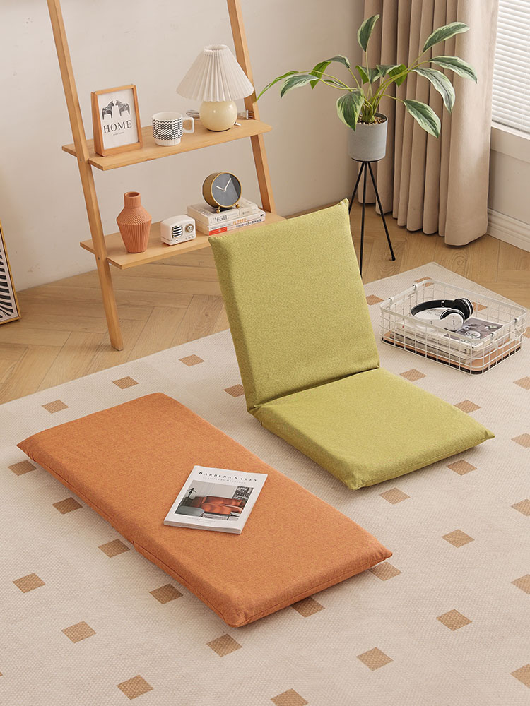 懒人沙发榻榻米座椅地上坐垫小沙发可躺可睡飘窗床上靠背椅可折叠