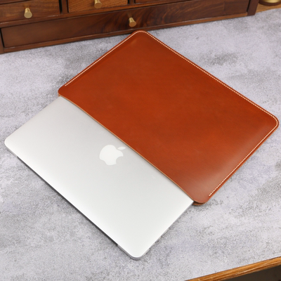 Macbook头层内胆真皮植鞣苹果