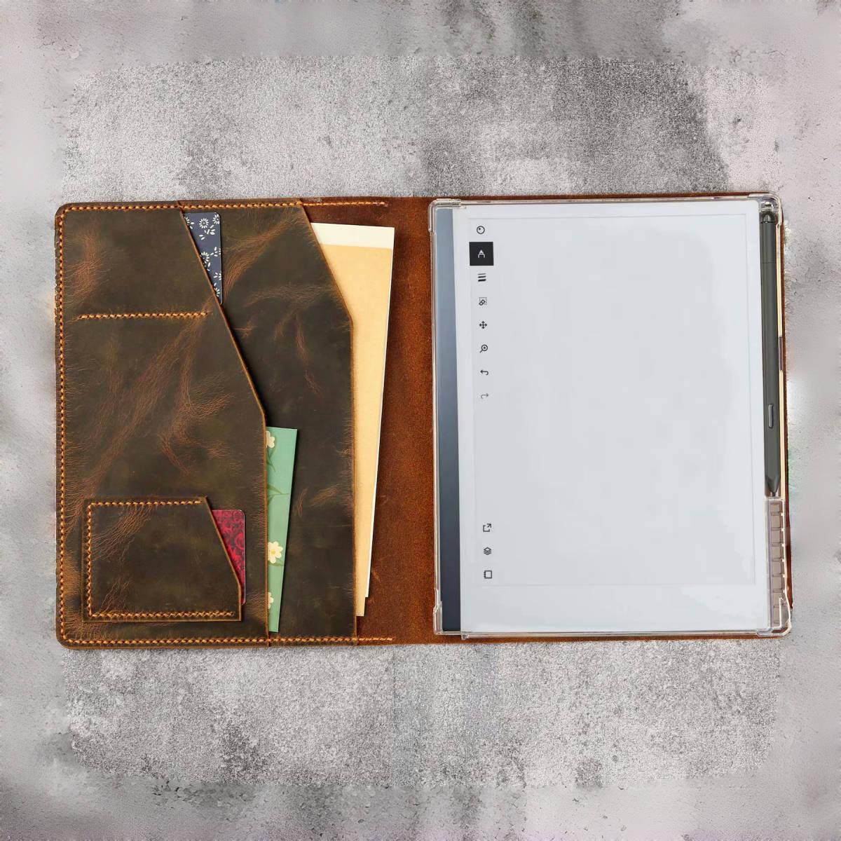 真皮复古牛皮记事本手帐本