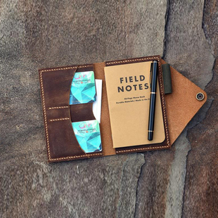field notes记事本A6保护套fn手工真皮疯马皮复古个性FA605EPC