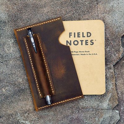 皮套手账真皮疯马皮复古记事本