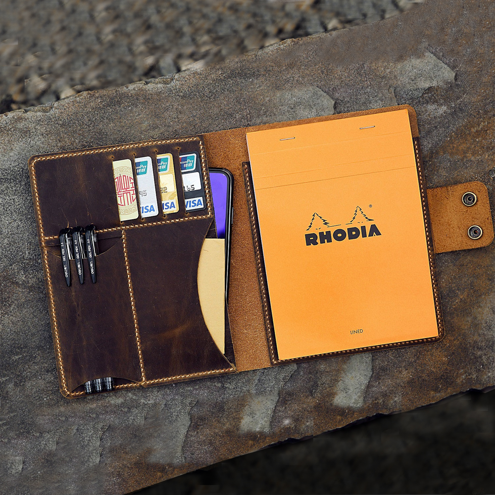 手工书套书皮真皮头层牛皮复古