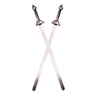 大业亨通武术竞赛双剑钢把表演剑比赛训练响剑器械专业软剑未开刃