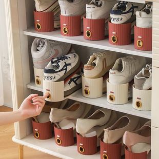 可调节双层鞋拖架多层收纳鞋架鞋柜分层非鞋子收纳神器整理省空间