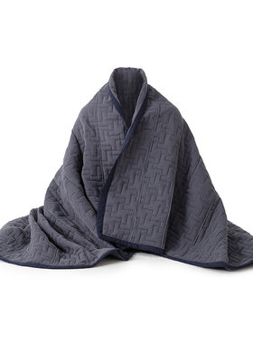 妙演心空原创棉质手工拼接全绗纹加大盖毯披肩禅修毯静坐打坐禅修