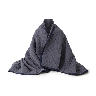 手工拼接盖毯妙演心空棉质