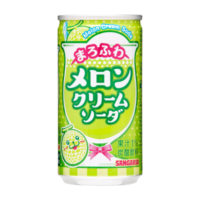 日本进口三佳利哈密瓜碳酸饮料