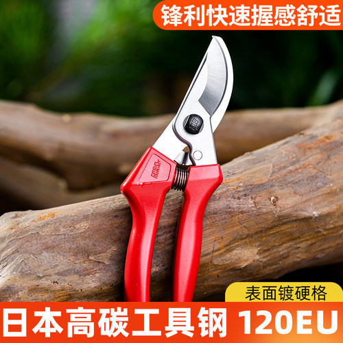 日本爱丽斯原装ARS爱丽丝120EU修枝剪花剪枝剪果树剪120DX剪刀