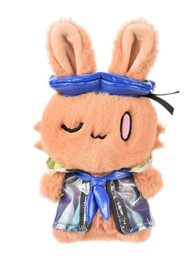 【正版现货】 明日方舟 朝陇山兔 山山兔 水月VER. 毛绒玩偶21cm