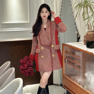 高端气质名媛小香风时尚 23冬新款 百搭白鸭绒外套女 N·COU