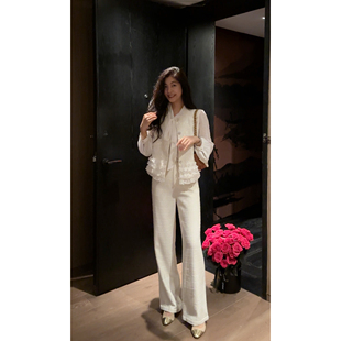 小香风轻奢高级感气质花瓣木耳边马甲套装 N.COU妮蔻25秋新款 法式