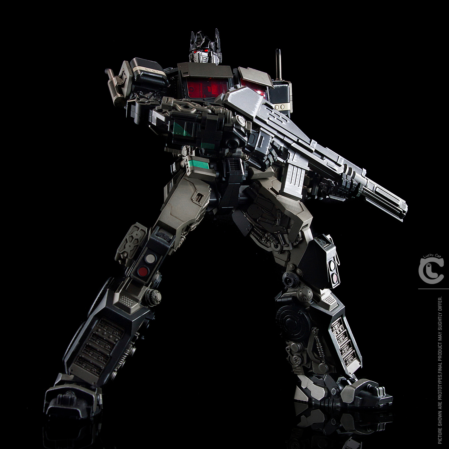 变形玩具 招财猫 变7柱 MVP01B 暗黑阿特拉斯 成品关节可动机器人