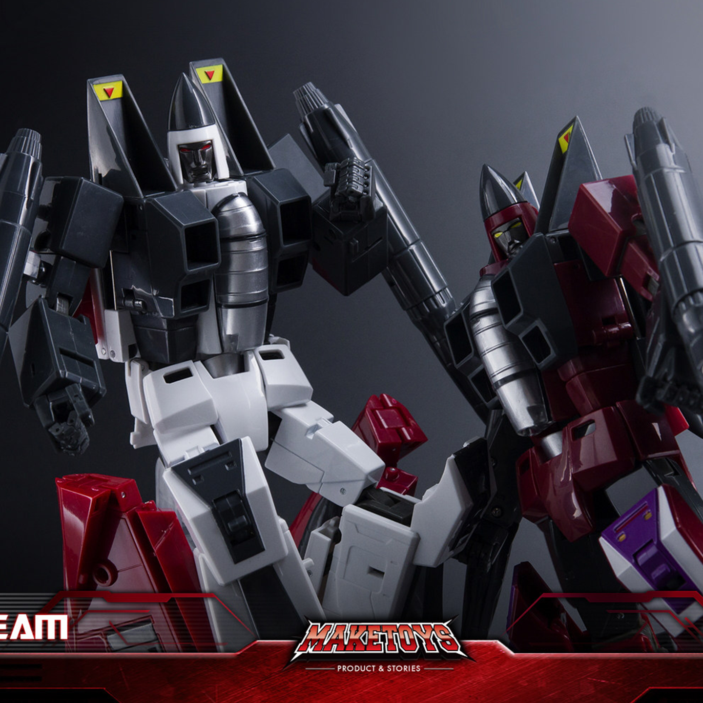 变形玩具 MakeToys MT RM-17喷气机 RM-16冲锋 三尖头小队MP比例