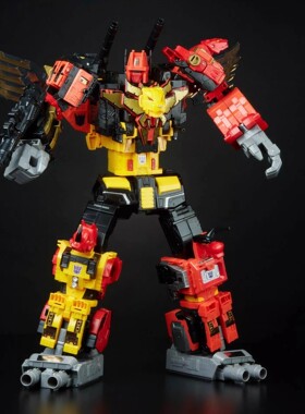 孩之宝 变形金刚 天元之力 冲云霄组合 PP31 泰坦级 五合体再版