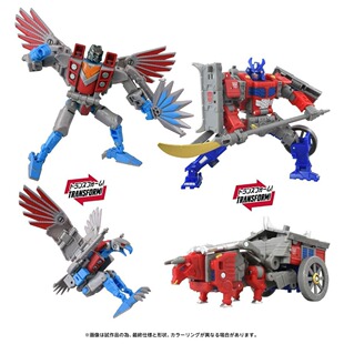 TAKARA变形金刚 时间线系列 武士风 擎天柱红蜘蛛双人套装