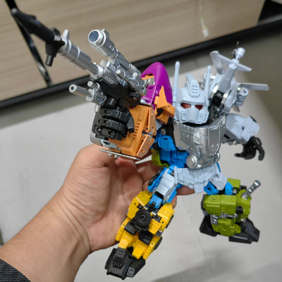 变形玩具小比例混天豹Q版模型