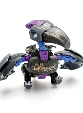 原子盒正版恐龙飞天叮叮 浓眉暴暴 变形玩具国创机甲原创设计潮玩