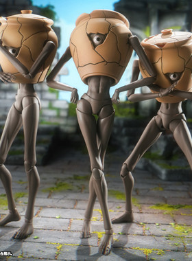 蜗之壳 RPG-09 G罐子怪 1/12 涂装完成品可动手办模型摆件礼物