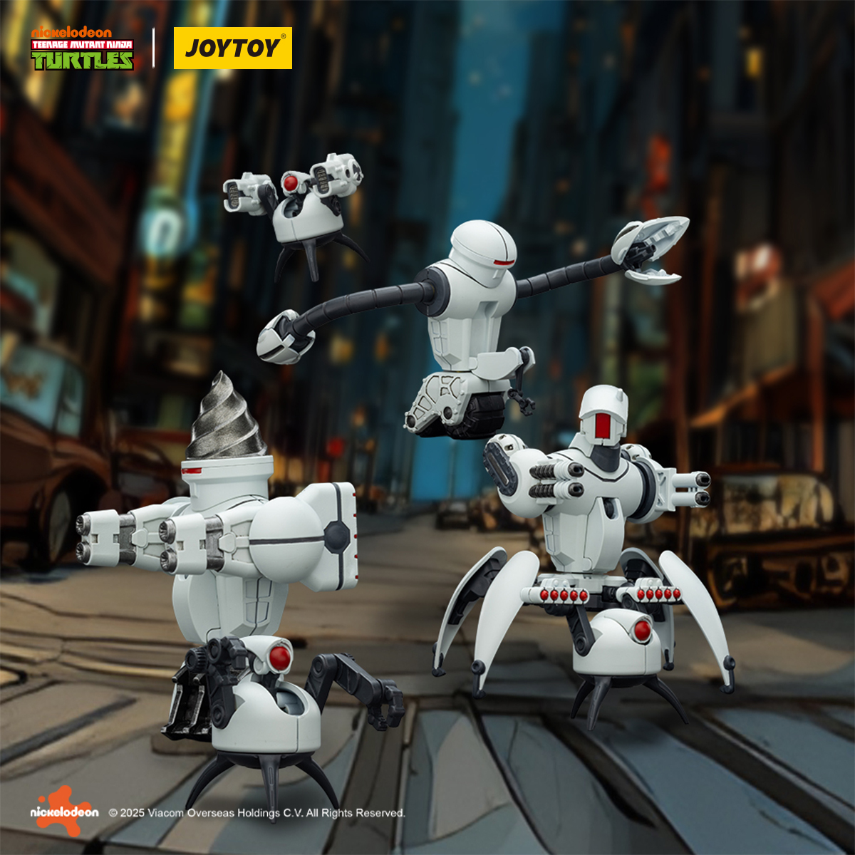 JOYTOYS 暗源 忍者神龟 撞钉罗尼 1/18 可动兵人成品手办玩具