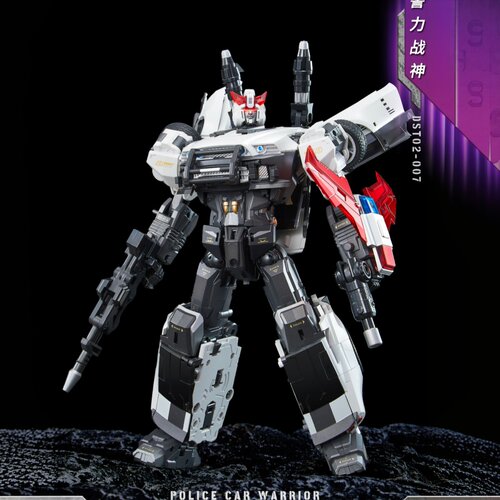 变形玩具Dream Star Toys DST02-007 大力战神 警力战神 警车战者