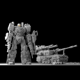 变形玩具 梦星 DST03-001混天豹组合 坦克战者 吵闹 混天战神