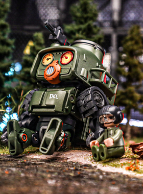 变形坦克机器人 DAKILA D01 LVAN 伊凡 国创机甲 坦克模型带人偶