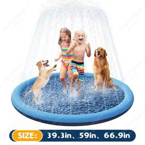 150CM170CM Pet Sprinkler Pad Play Cooling Mat Swimming Pool