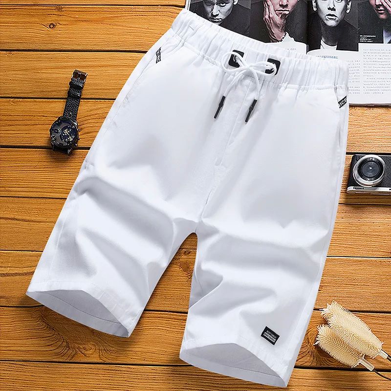 2023 Men's Shorts Cargo Shorts Cool Summer Solid Color Multi-封面