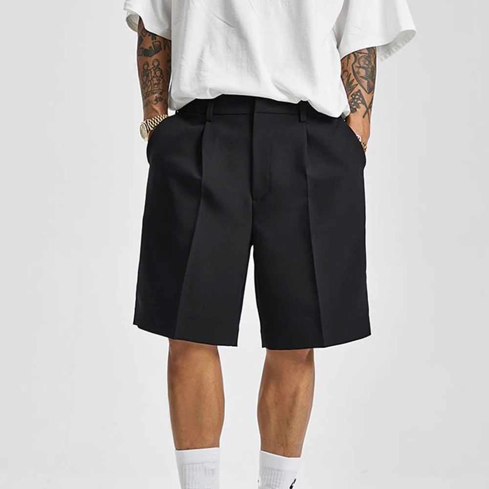 Short Men Straight  Summer Chic Fashion Solid Popular Casual 男装 短裤 原图主图