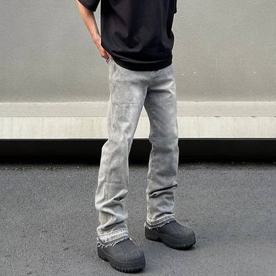 Skinny Jeans Men Gray Summer High Sreet Pantalones Hombre Si