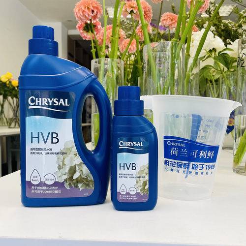 荷兰可利鲜hvb鲜花营养液保鲜剂家庭用办公花店延长花期醒花液粉