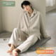 珊瑚绒加厚法兰绒大码 冬季 帅气家居服秋冬天 睡衣男款 芬腾可安男士