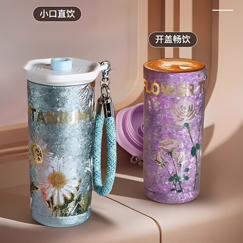 大卡纯钛保温保冷杯500ml礼盒装