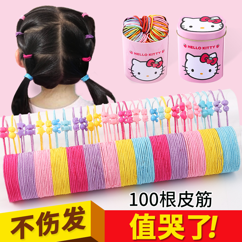 儿童扎头发橡皮筋女童婴儿不伤发头饰宝宝小皮筋发饰小女孩发绳女