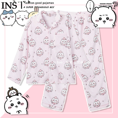 法兰绒吉伊卡哇睡衣女款冬季