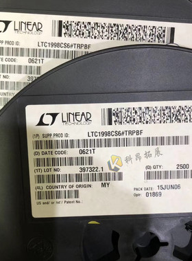 LTC1998CS6#TRPBF SOT23-6 LTTY LTC1998 全新原装