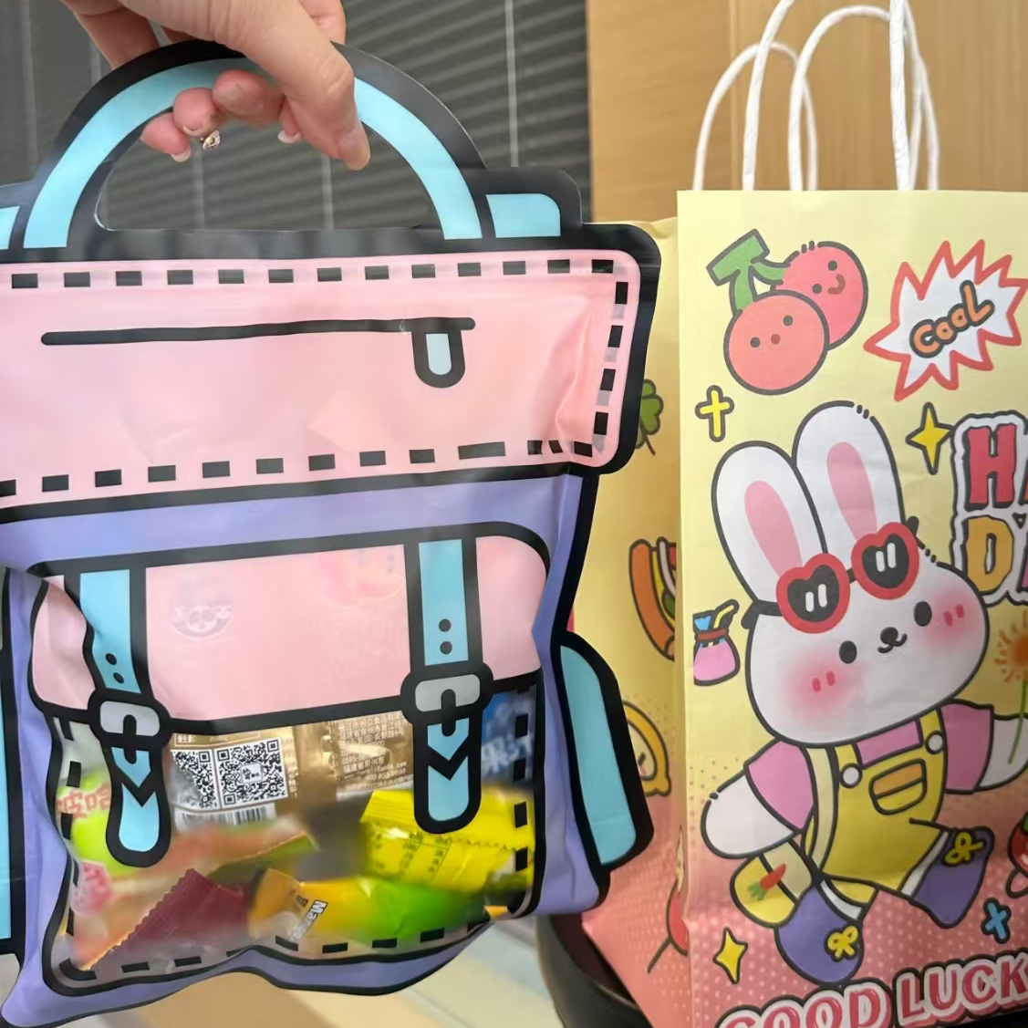 六一儿童节礼品袋可爱零食手提袋