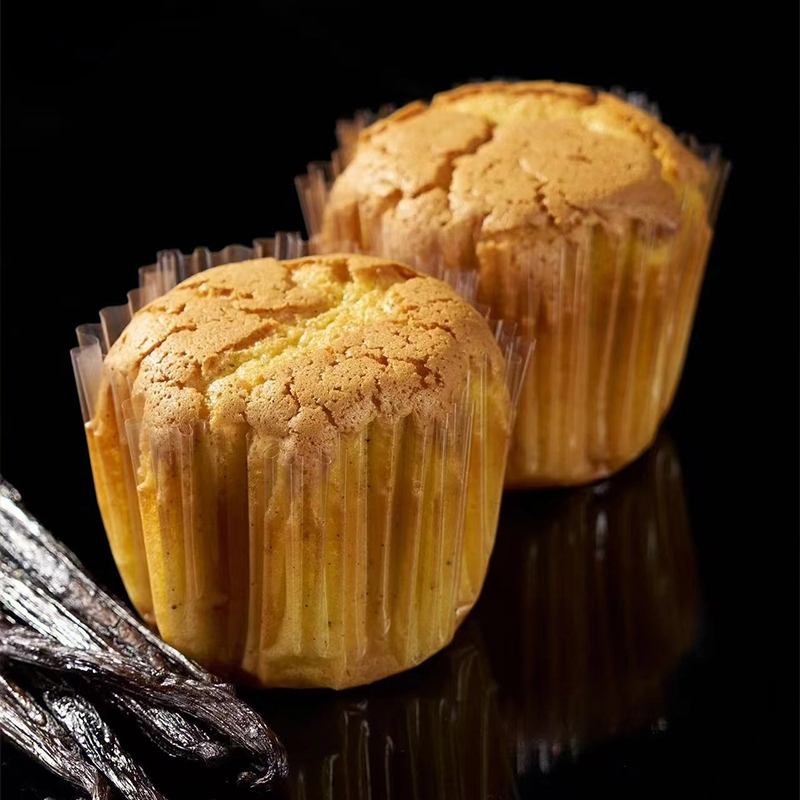 蛋糕烘焙专用香草布蕾透明托