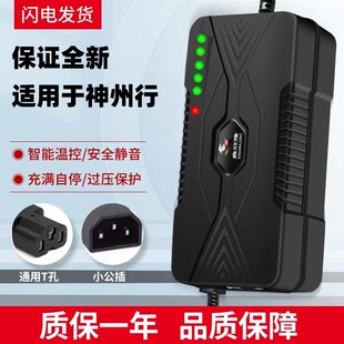 适用神州行电动车电瓶车充电器48V12AH60V20AH72伏鑫欣隆原装正品