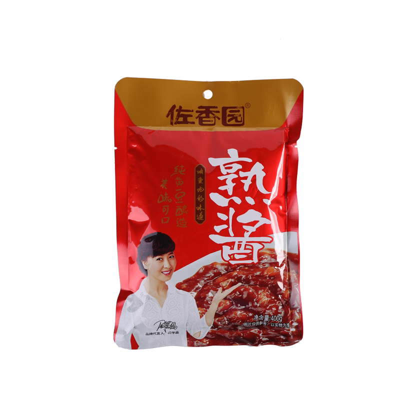 包邮佐香园熟酱400克X3袋东北非转基因黄豆瓣酱拌饭拌面即食炸酱