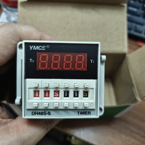 洋民YMCE 拨码型H5CN数显双时间循环JSS48A计时继电器DH48S-S
