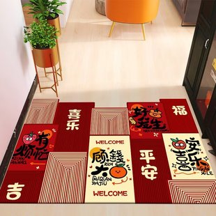 乔迁入户门地垫2025新款门垫进门脚垫防滑垫门口玄关专用丝圈地毯